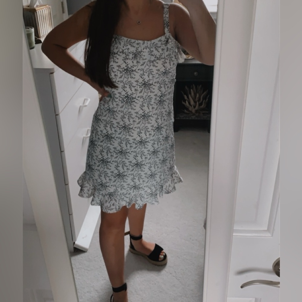 Altar’d State White floral dress